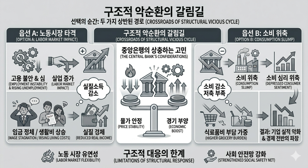 노동시장 불안과 소비 위축이 동시에 진행되는 구조적 문제