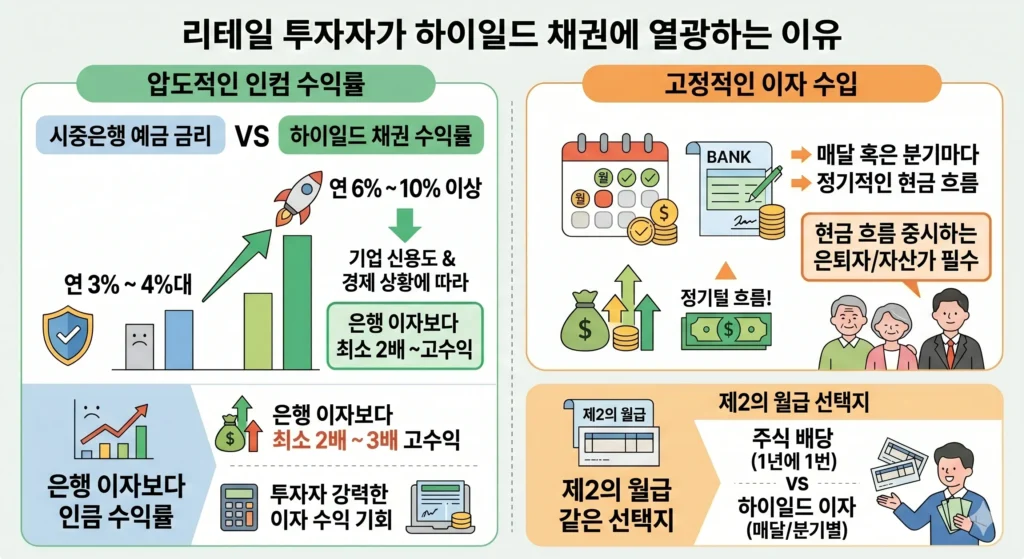 하이일드 채권의 매력을 분석한 인포그래픽